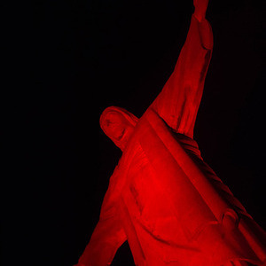 Guilherme Silva/Kirche in Not Christus Statue in Rio